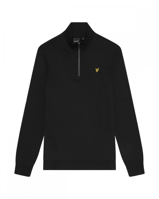 Lyle & Scott Herren Bestickter Viertelreißverschluss Sweatshirt - Image 5