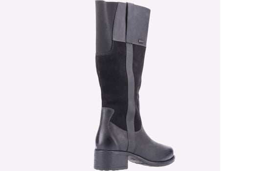 Hush Puppies Samara Damenstiefel Aus Schwarzem Wildleder - Image 3