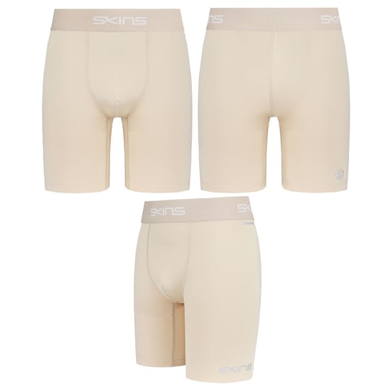 Skins DNAmic Force  Mens Beige Compressiong Half Tights Shorts DF00011179002