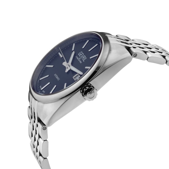 Gevril Five Points Herrenuhr 48701 Schweizer Automatik Sellita SW200 Edelstahl mit Leuchtdatum - Image 3