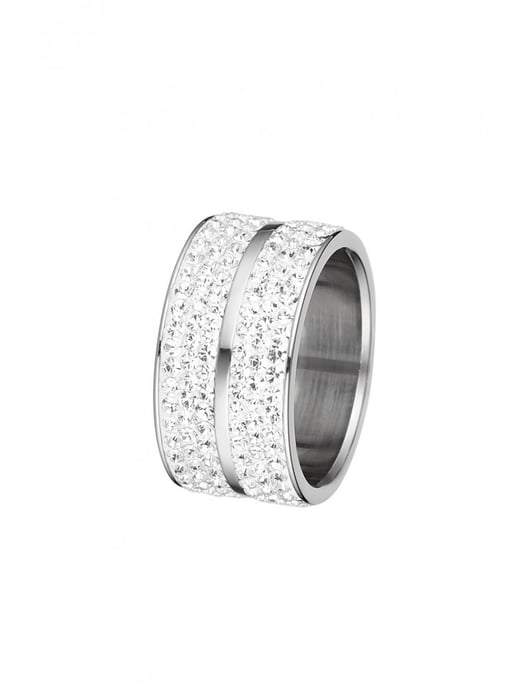 Bague Elodie - Argenté et Cristal - Image 3
