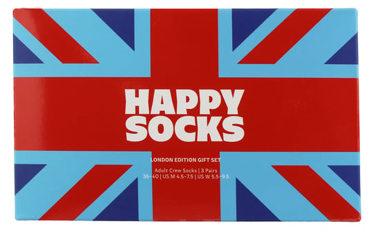 Neuheiten Großbritannien-Themen Socken | Happy Socks | Crew London Muster Socken - UK - Image 2