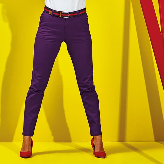 Asquith & Fox Damen/Ladies Casual Chino Hose (Lila) - Image 2