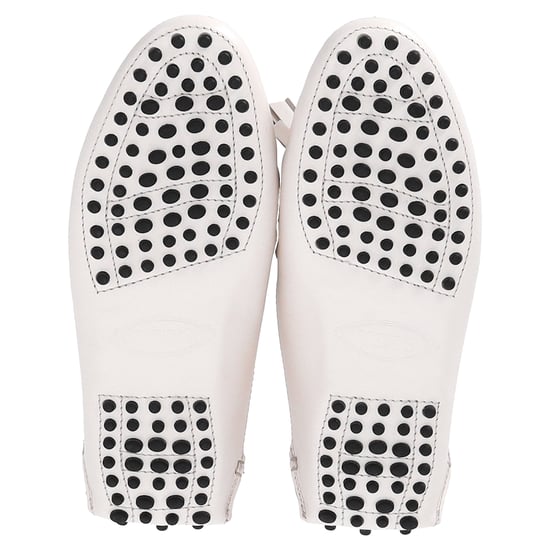 Tod's Loafer mit Quasten- und Ketten-Details aus weißem Leder - Image 6