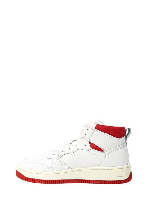 Tommy Hilfiger Jeans Men's Printed Rubber Sole Sneakers in White