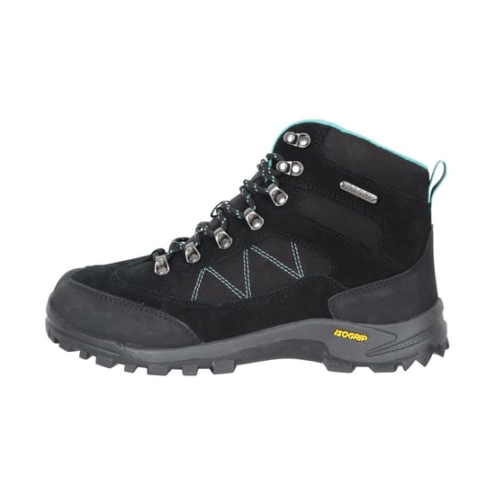 Mountain Warehouse Womens/Ladies Storm Suede Waterproof Hiking Boots (Black)