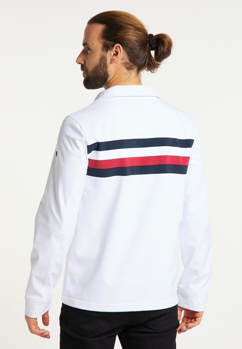 Dreimaster Funktionsjacke Herren weiss nachtblau - Image 4