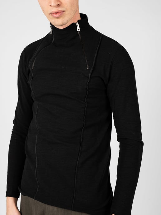 La Haine Inside Us Pullover LM059 Herren Schwarz - Image 3