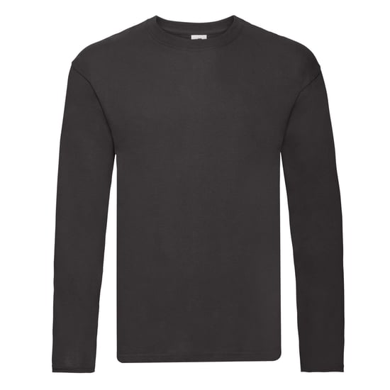 Fruit of the Loom - "Original" T-Shirt für Herren Langärmlig (Schwarz) - Image 1