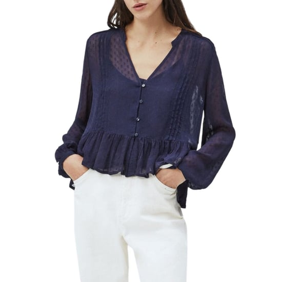 Pepe Jeans Damen ARVANA Shirt Blau 351556 - Image 1