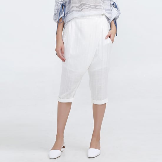 Satinbesetzte Capri-Hose nach Maß - Image 1