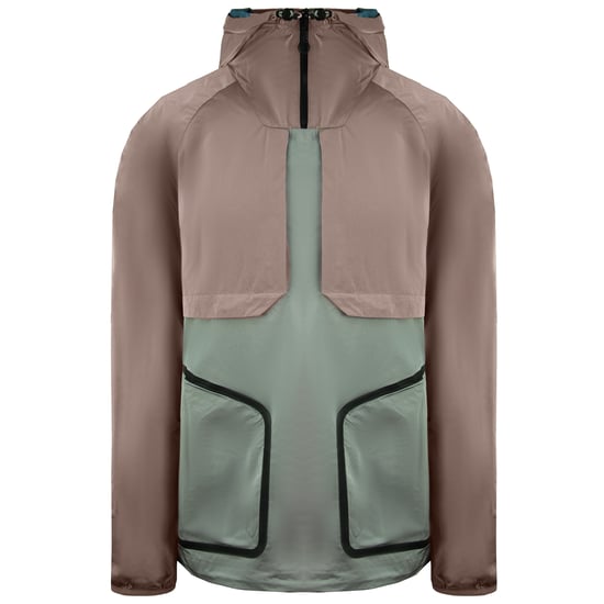 Nicce Long Sleeve Hooded Dusty Pink Mens Rain Jacket Type 9-21 211 1 01 05 0332