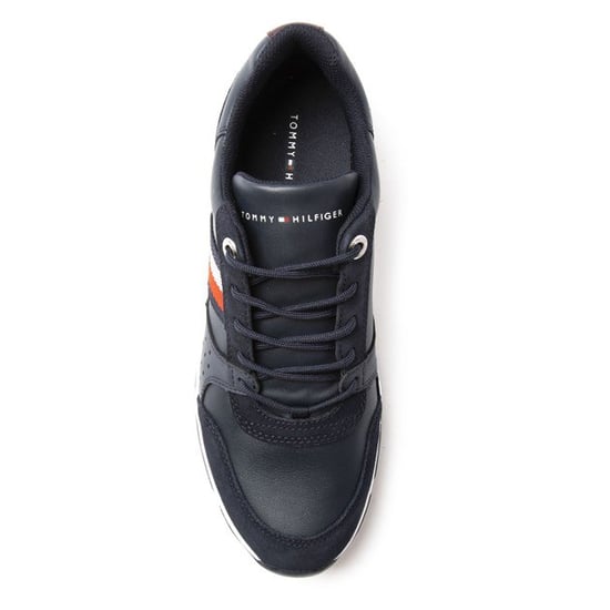 Tommy Hilfiger Fashion Leather Trainers Blue|Blue