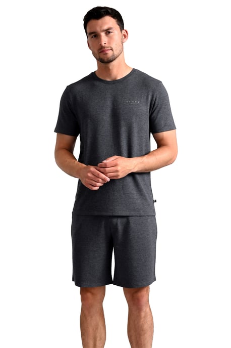 Ted Baker Pyjama Shorts | Herren Freizeit-Loungewear Pyjamahosen mit Taschen - Anthrazit - Image 1
