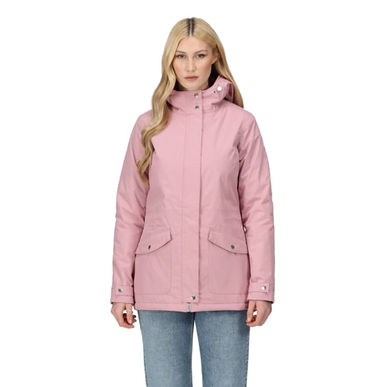 Regatta Womens/Ladies Brigida Wasserdichte Jacke (Powder Pink) - Image 3