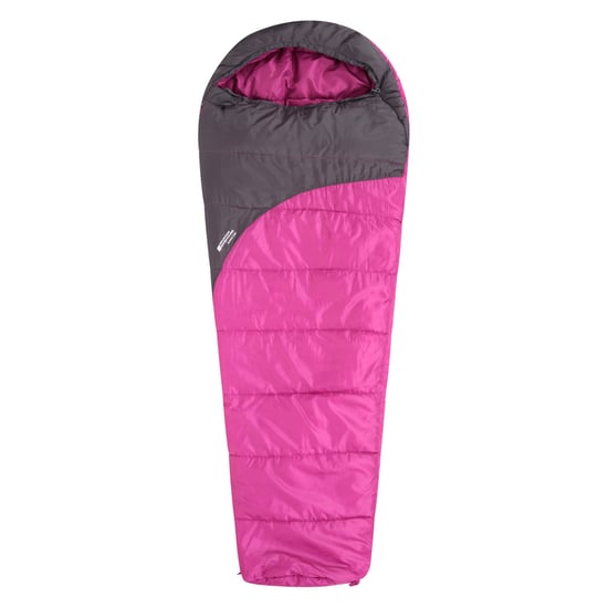 Mountain Warehouse Unisex Adult Summit 250 Right Zip Winter Mummy Sleeping Bag (Fuchsia)