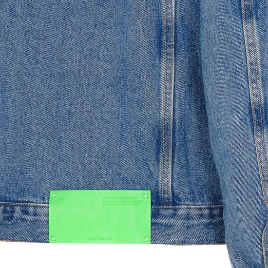 Off-White Skate Fit Blue Denim Jacket