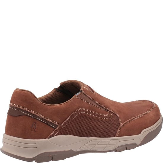 Hush Puppies Herren Fletcher Lederschuhe (Tan) - Image 2