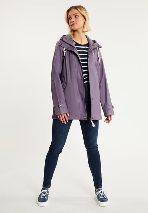 Schmuddelwedda Regenjacke Damen Rauchlila - Image 4