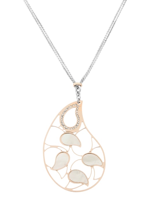 Orphelia 'Lana' Damen-Kette mit Anhänger aus 925er Sterlingsilber, Silber/Rosé, ZK-7164 - Image 2