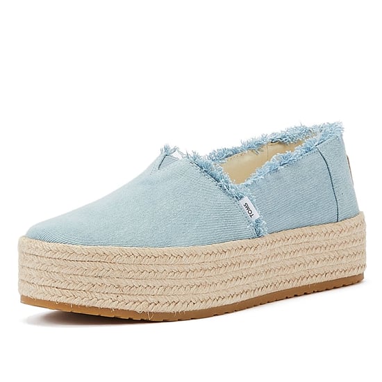 TOMS Washed Denim Valcia Pastellblau Espadrilles für Frauen Blau - Image 3