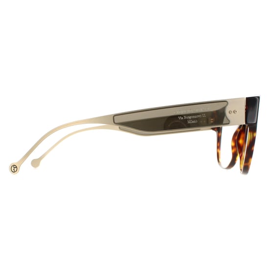 Giorgio Armani Cat Eye Womens Dark Havana Glasses