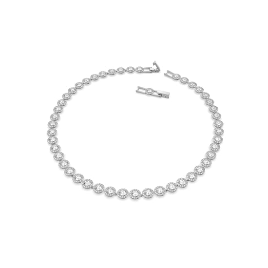 Swarovski 'Angelic' Damen-Edelmetall-Set: Armband + Halskette - Silber 5367853 - Image 2