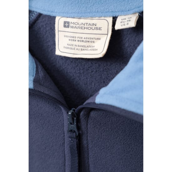 Mountain Warehouse Damen/Damen Montana Half Zip Fleece Top (Marine) - Image 2