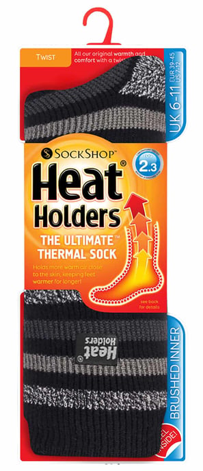 Heat Holders - Herren Thermosocken mit Twist-Muster - Image 2