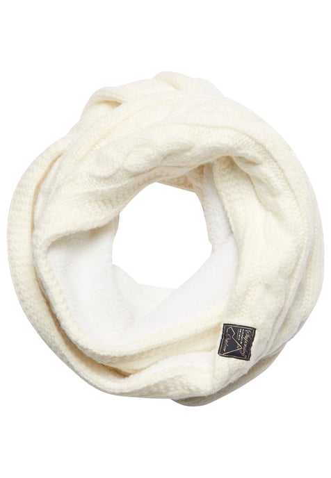 Superdry Tweed Cable Snood