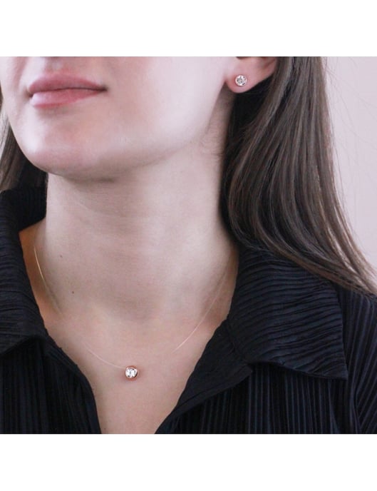 Mond-Set und Box - Rose Gold und Kristall - Image 2
