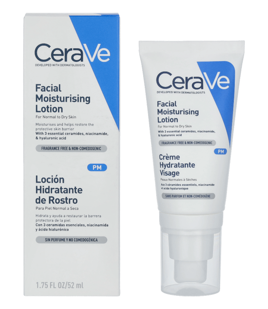 CeraVe Feuchtigkeitslotion für das Gesicht 52 ml - Image 1