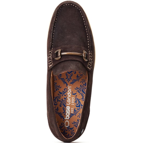 Base London Snapper Herrenschuhe aus gebranntem braunem Leder - Image 4