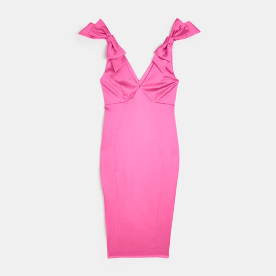 River Island Womens Midi Dress Pink