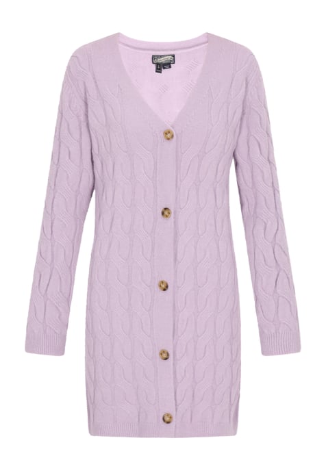 Dreimaster Cardigan Damen Lavendel melange - Image 1