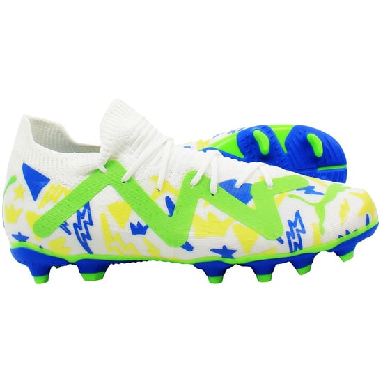 Puma Future Match x Neymar FG/AG Kinder Fußballschuhe Weiß - Image 4
