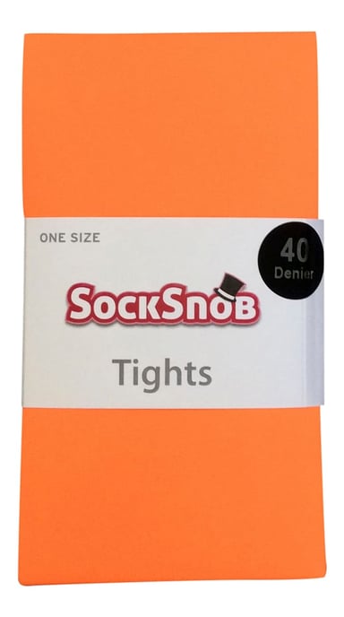 Sock Snob - Damen 40 Denier helle farbige undurchsichtige Neon-Strumpfhose - Image 2