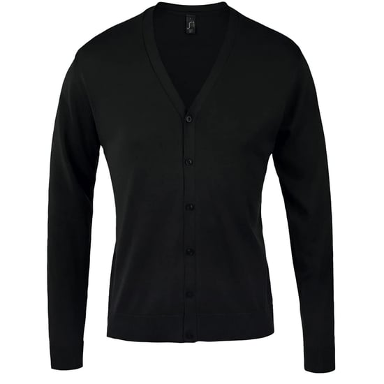 SOLS - "Golden" Strickjacke V-Ausschnitt für Herren (Schwarz) - Image 1