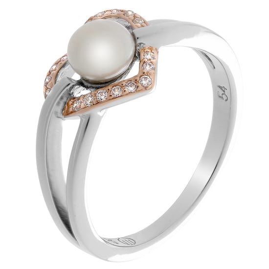 Orphelia Damen-Ring Sterling-Silber 925 – Silber/Rosé ZR-7233 - Image 1