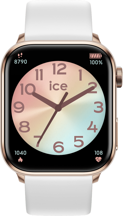 Ice Watch Ice Smart 2.0 - Roségold Unisex Weißer Uhren 022537 - Image 1