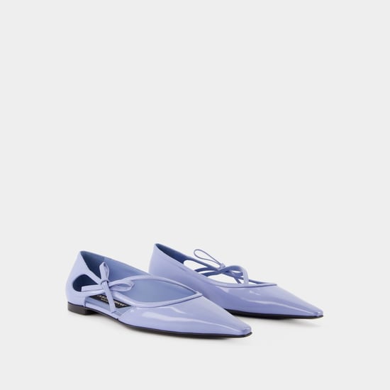 Ballerinas - Dolce&Gabbana - Leder - Blau - Image 1
