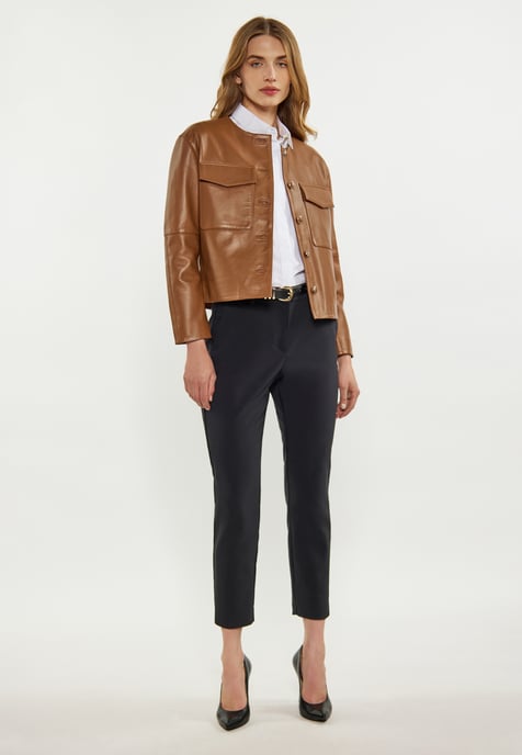 Dreimaster Jacke Damen Kamel - Image 2