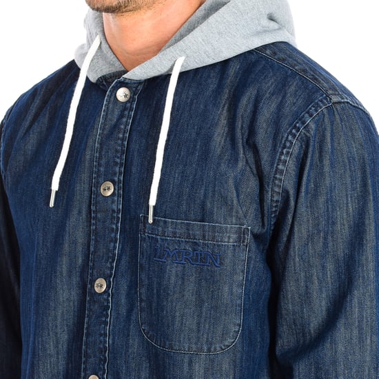Regular fit jacket with high collar and adjustable hood TMC009-DM081 man