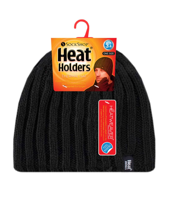 Heat Holders - Herren Fleece gefütterte gerippte Wintermütze - Image 2