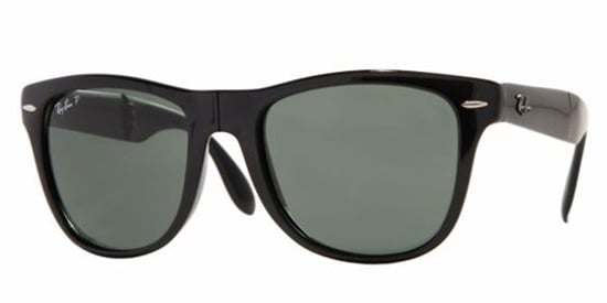 Ray-Ban Sonnenbrille Faltbare Wayfarer 4105 Schwarz Grün Polarisiert 601/58 54mm - Image 1