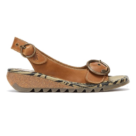 Fly London Tram723fly Damen Sandalen Kamel - Image 5