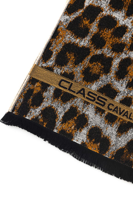 Cavalli Class Herren brauner Wollschal - Image 2