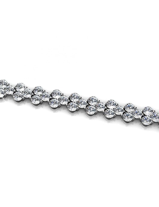 Prinzessinnen-Armband - Silber und Kristall - Image 4