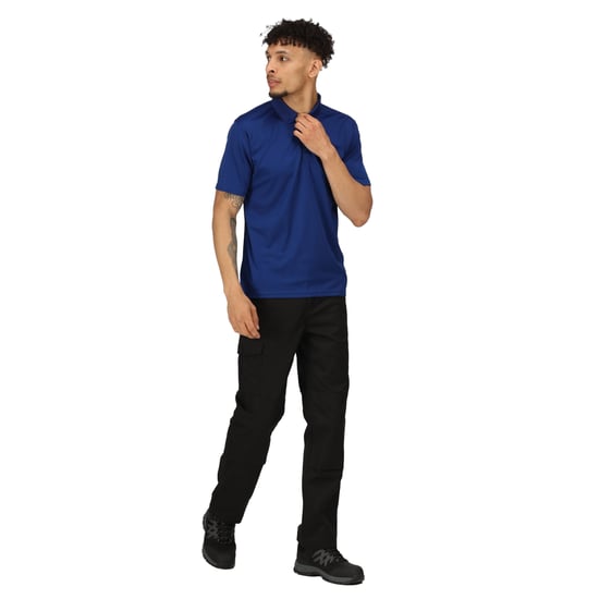 Regatta Mens Pro Moisture Wicking Polo Shirt (New Royal)