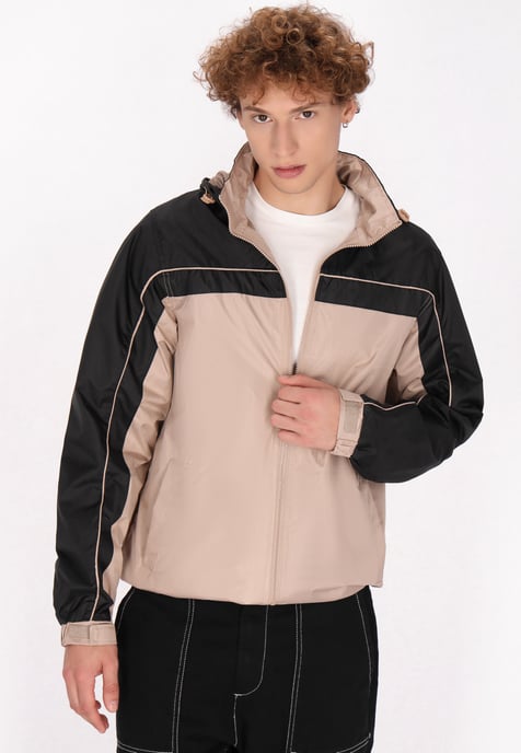 Mo Jacke Herren beige/schwarz - Image 3